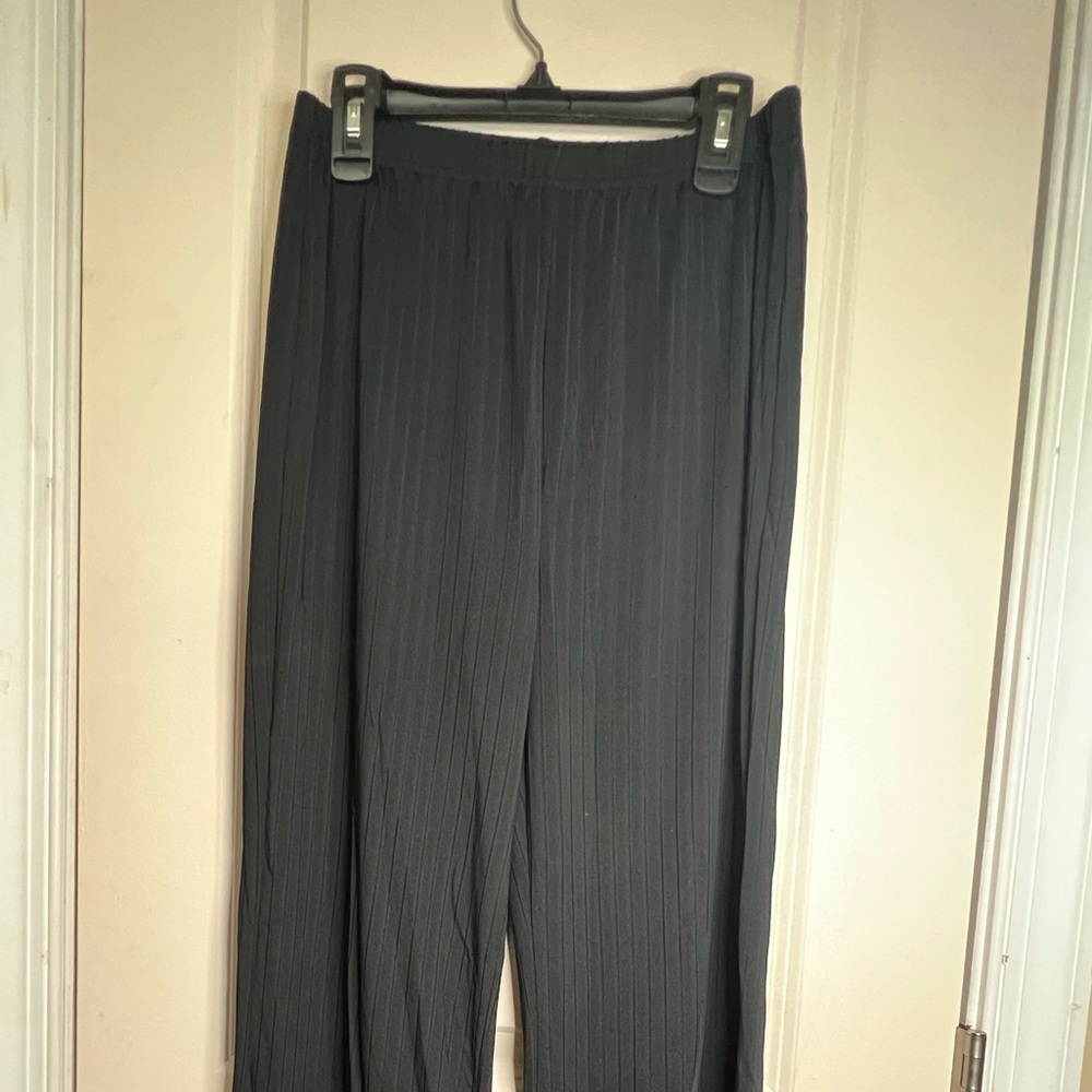 Black high waisted lounge pants